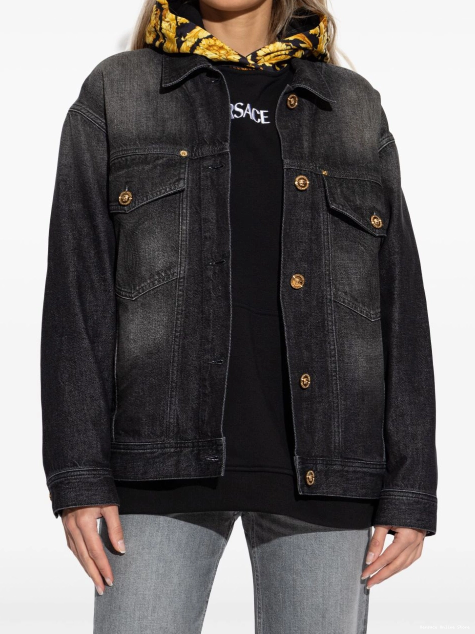 Affordable Versace jacket Barocco Women denim 0416